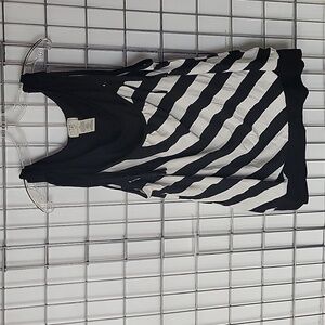 725 Original Plus TM 2- layer women's top size 2X black and white stripes